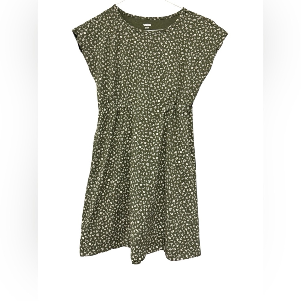 Girls Old Navy Olive Green XL dress 14/16